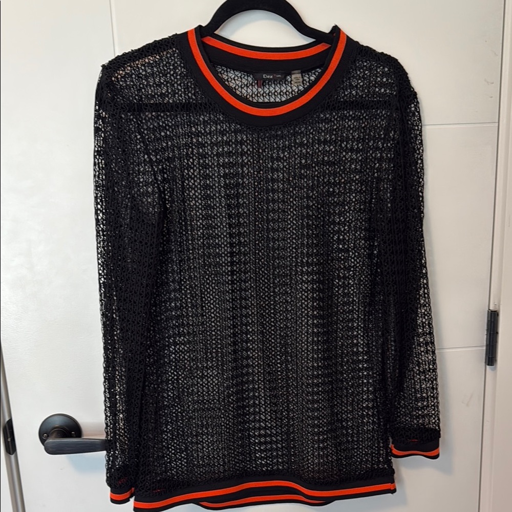 Black and Orange Sweater